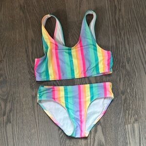 H&M Colorful Striped Kids Swim Set